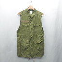 ◇ ⊇ GEORGE'S ジョージズ ベスト サイズF グリーン系 メンズ E 【中古】