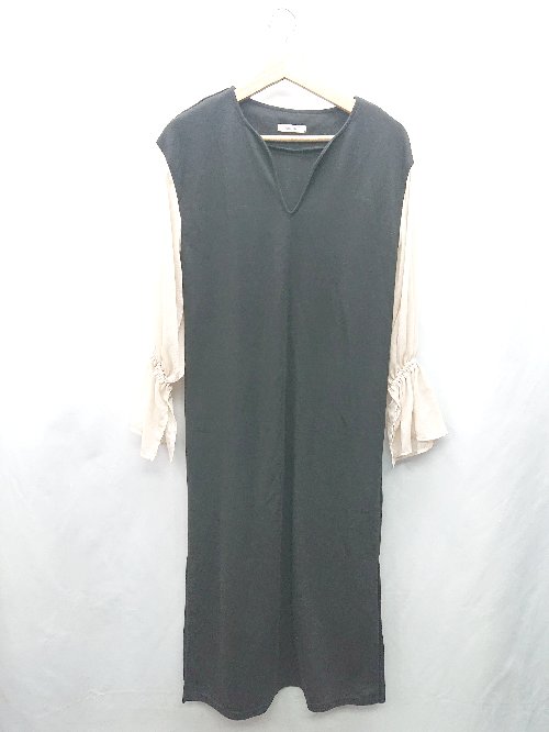 ◇ ⊇ mily bilet ミウィビレット 膝下丈 ワンピース サイズM ブラック系 レディース E 【中古】
