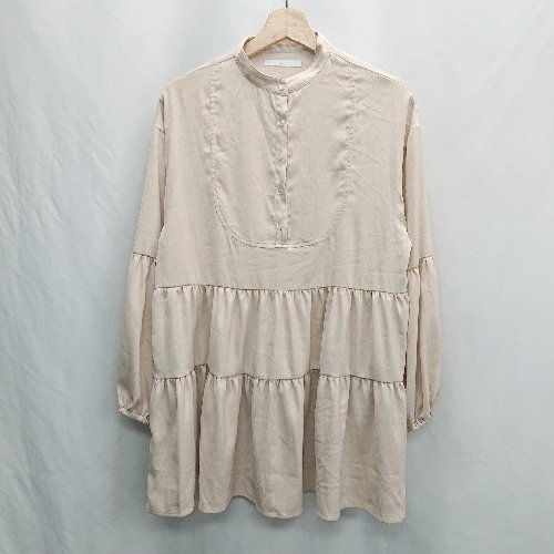 ◇ ⊂ A de a.v.v アード アー・ヴェ・ヴェ 長袖 チュニック サイズM ベージュ系 レディース E 【中古】 ◇ ⊂ A de a.v.v アード アー・ヴェ・ヴェ 長袖 チュニック サイズM ベージュ系 レディース E 【中古】