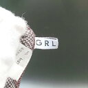 ◇ GRL グレイル 総柄 ニット ストレッチ ウエストゴム フレア パンツ サイズM ブラウン系 レディース メンズ E 【中古】
