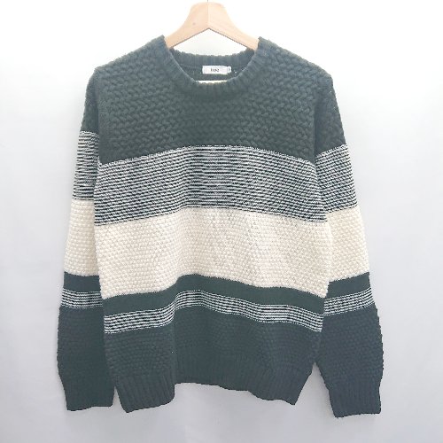 ◇ ⊇ koe コエ 長袖 セーター サイズ M ブラック ホワイト レディース E 【中古】