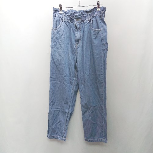 ◇ Θ CIAOPANIC TYPY ウエストゴム クロップド丈 デニムパンツ ジーンズ サイズM ブルー レディース E 【中古】