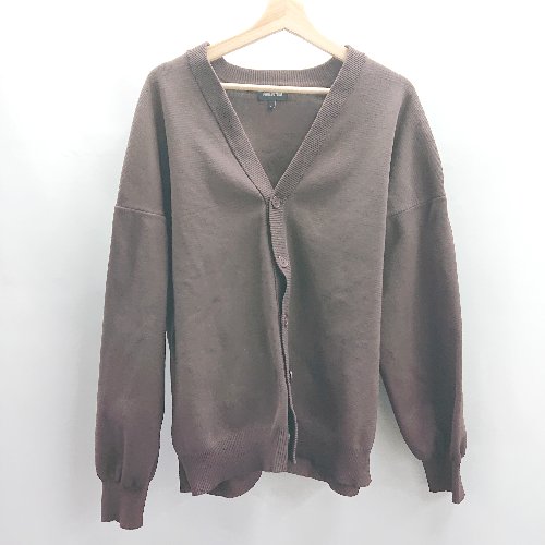 ◇ ⊇ PAGEBOYLIM ページボーイリム ビッグシルエット 長袖 カーディガン サイズF ブラウン メンズ E 【中古】
