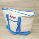 ■ Θ Costco コストコ トートバッグ ベージュ ブルー レディース メンズ E 【中古】