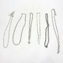 ◇ Θ 《 ノーブランド ネックレス ブレスレット まとめ売り6点セット ネックレス メンズ レディース 》 E 【中古】