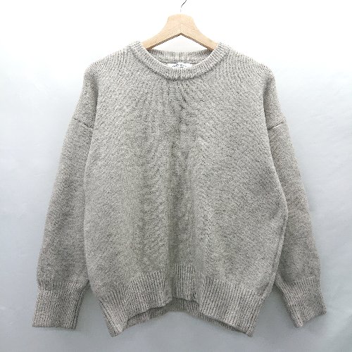 ◇ ⊇ Edit Sheen エディット シーン 長袖 ニット サイズ表記なし グレージュ レディース E 【中古】