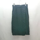 ◇ UNITED ARROWS シンプル オフィスカジュアル バックジップ 膝丈 タイト スカート サイズ34 ブラック レディース E 【中古】(4)