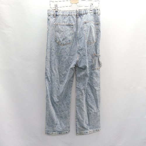 ◇ Θ Neos addictive design ネオスアディクティブデザイン デニムパンツ サイズL ライトブルー系 メンズ E 【中古】