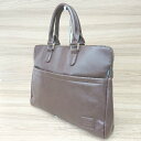 ◇ Θ REGiSTA レジスタ ビジネスバッグ 書類カバン ブラウン メンズ E 【中古】