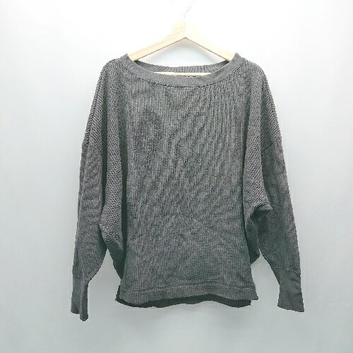 ◇ Plage プラージュ Uネック ケーブル シンプル オシャレ ストレッチ 長袖 ニット 表記なし グレー レディース E 【中古】 ◇ Plage プラージュ Uネック ケーブル シンプル オシャレ ストレッチ 長袖 ニット 表記なし グレー レディース E 【中古】