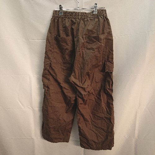 ◇ INHERIT ワイド ワーク イージー アメカジ アウトドア カーゴパンツ サイズS カーキ メンズ E 【中古】