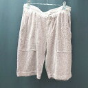 ◇ The DUFFER of St.GEORGE ウエストゴム 涼し気 夏コーデ ハーフパンツ サイズL ピンク レディース (メンズ) E 【中古】