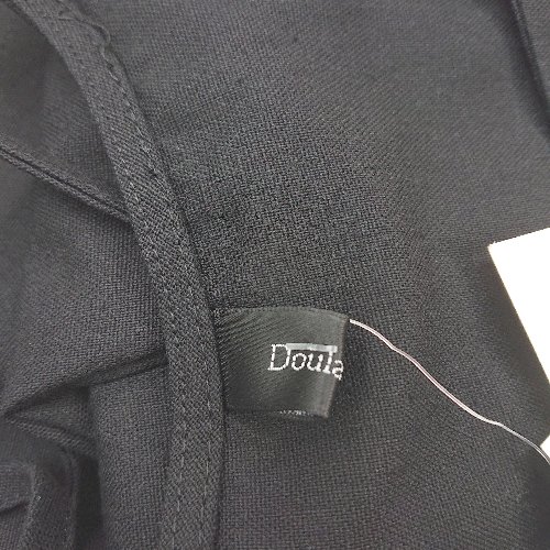 ◇ ⊂ ◎●未使用● Doula Doula ドゥーラドゥーラ 半袖 ロング ワンピース サイズF ブラック レディース E 【中古】
