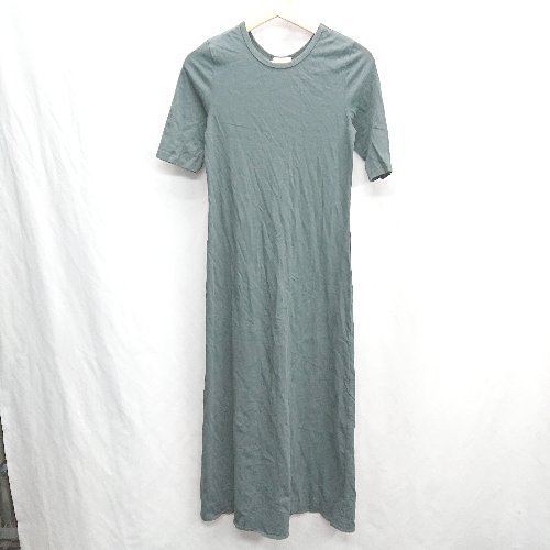 ◇ ⊂ BEAUTY&YOUTH UNITED ARROWS スリット入り 半袖 ロング丈 ワンピース サイズ表記なし ダークグリーン レディース E 【中古】 ◇ ⊂ BEAUTY&YOUTH UNITED ARROWS スリット入り 半袖 ロング丈 ワンピース サイズ表記なし ダークグリーン レディース E 【中古】