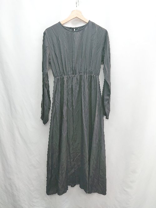 ◇ Θ◎ apres jour mignon アプレジュールミニョン 長袖 ロング ワンピース サイズF ブラック レディース..