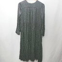 ◇ ⊇ URBAN RESEARCH アーバンリサーチ ドット柄 長袖 膝下丈 ワンピース サイズF ブラック系 レディース E 【中古】