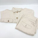 ◇ ⊂ Lee × earth music & ecology セットアップ サイズS ベージュ系 レディース E 【中古】