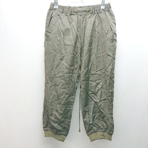 ◇ HERENCIA ヘレンチア ウエストゴム サラサラ リブ パンツ サイズ36 グリーン レディース E 【中古】 ◇ HERENCIA ヘレンチア ウエストゴム サラサラ リブ パンツ サイズ36 グリーン レディース E 【中古】