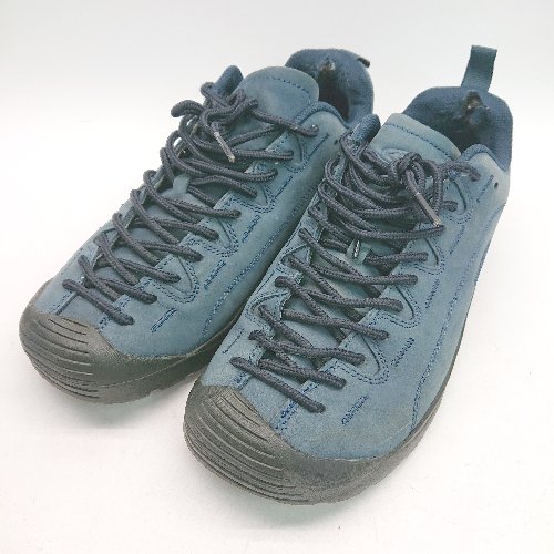 ◇ KEEN キーン JAPAN PREMIUM レースアップ ローカットスニーカー サイズ27.5 ブルー メンズ E 【中古】