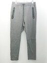 ◇ ノーブランド ストレッチ素材 ウエストゴム パンツ サイズ表記なし グレー系 レディース メンズ E 【中古】