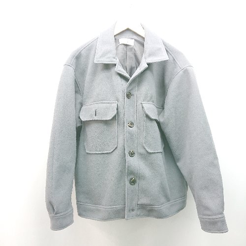 ◇ LOOSE ルーズ 無地 オーバーサイズ シンプル 長袖 コート サイズM グレー レディース E 【中古】