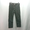 ◇ BEAUTY & YOUTH コーデュロイ 無地 ストレート パンツ サイズS グレー レディース E 【中古】(4)