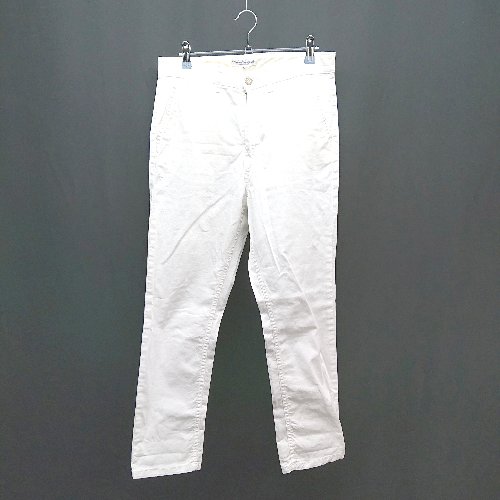 ◇ URBAN RESEARCH 無地 ストレート シンプル デニムパンツ サイズL ホワイト レディース E 【中古】