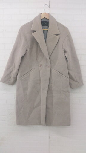 ◇ green label relaxing 通勤 OL シンプル 無地 ウール混 長袖 チェスター コート サイズ38 グレー系 レディース P 【中古】 ◇ green label relaxing 通勤 OL シンプル 無地 ウール混 長袖 チェスター コート サイズ38 グレー系 レディース P 【中古】