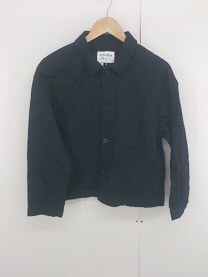 ◇ FORK&SPOON フォーク＆スプーン URBAN RESEARCH シンプル 長袖 シャツ ジャケット サイズONE ネイビー レディース P 【中古】
