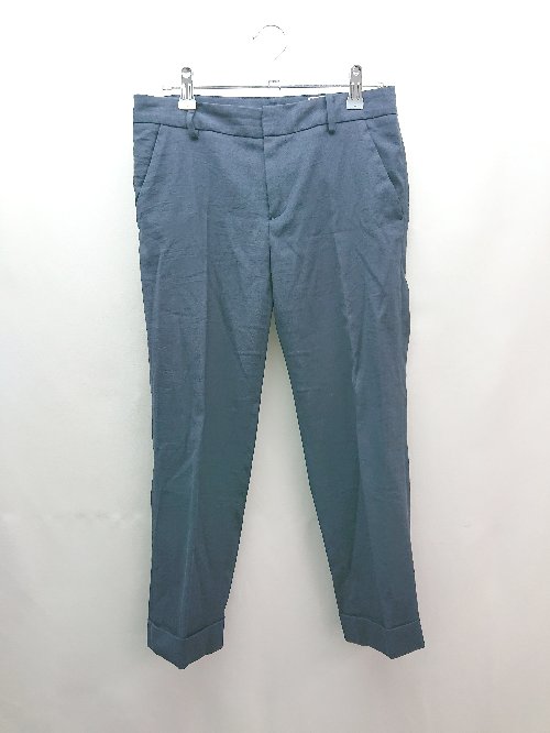 ◇ UNITED ARROWS 無地 カジュアル おしゃれ ファスナーあり ストレートパンツ 表記なし ネイビー レディース E 【中古】