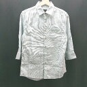 ◇ ◎ Craft Nicholson クラフトニコルソン パステルカラー シンプル 無地 デイリー 長袖 シャツ サイズM ブルー メンズ E 【中古】(4)