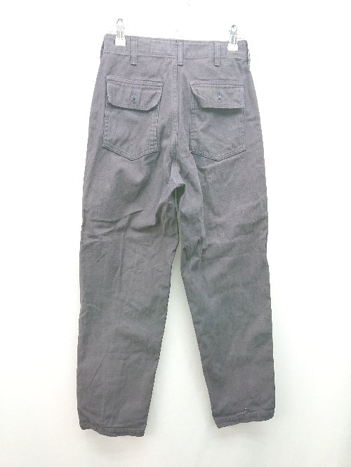 ◇ THE SHINZONE 無地 テーパード シンプル パンツ サイズ32 ネイビー レディース E 【中古】