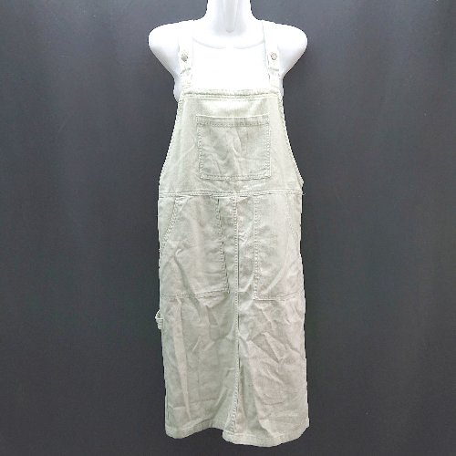 ◇ DIVIDED. Divided カジュアル ポケット付き スカートサロペット サイズUS4 ライトグリーン レディース E 【中古】 ◇ DIVIDED. Divided カジュアル ポケット付き スカートサロペット サイズUS4 ライトグリーン レディース E 【中古】