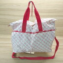 ◇ valentino rossa ブランドロゴ 薄手 シンプル オシャレ 大容量 軽量 2way かわいい トートバッグ ピンク レディース E 【中古】