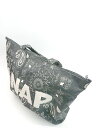 ◇ ANAP ファスナー 大容量 ロゴ かわいい おしゃれ カジュアル トートバッグ ブラック レディース E 【中古】