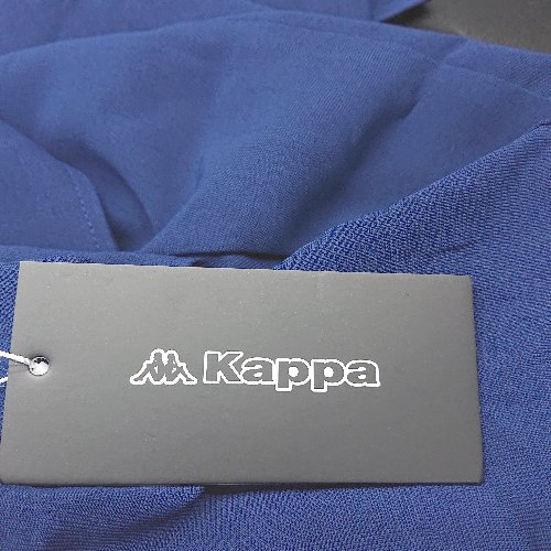 ◇ ◎●未使用●⊂ Kappa カッパ シアー素材 半袖 シャツ サイズ M ブルー系 メンズ E 【中古】
