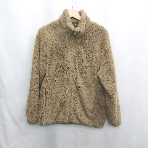 ◇ ⊇ UNIQLO ユニクロ 長袖 ボアジャケット アウター サイズM ブラウン レディース E 【中古】 ◇ ⊇ UNIQLO ユニクロ 長袖 ボアジャケット アウター サイズM ブラウン レディース E 【中古】