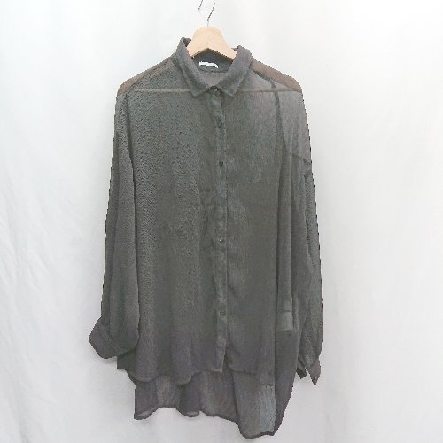 ◇ Θ ITEMS URBAN RESEARCH 長袖 チュニック サイズFree ダークグレー レディース E 【中古】 ◇ Θ ITEMS URBAN RESEARCH 長袖 チュニック サイズFree ダークグレー レディース E 【中古】