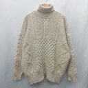 ◇ ⊇ select MOCA セレクト モカ タートルネック 長袖 セーター サイズF ベージュ レディース E 【中古】