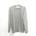 ◇ ⊇ nano universe ナノユニバース 長袖 カーディガン サイズL グレー系 メンズ E 【中古】