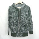 ◇ ⊇ 5351 POUR LES FEMMES 長袖 パーカー サイズF ブラック系 レディース E 【中古】(4)