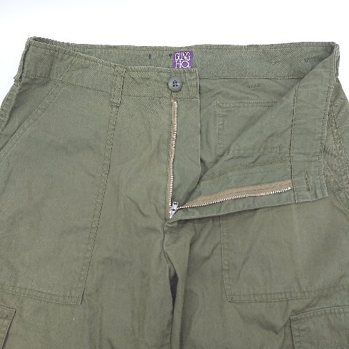◇ Θ UNG HO ガンホー カーゴパンツ サイズS カーキ系 メンズ E 【中古】
