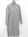 ◇ ZARA KNIT ザラ タートルネック ニット 長袖 膝下丈 ワンピース サイズEUR S USA S MEX 26 グレー系 レディース E 【中古】