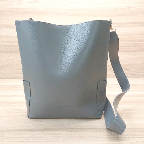 ◇ RANDEBOO ランデブー ブランドロゴ シンプル コンパクト オシャレ 高級感 ショルダーバック グレー系 レディース E 【中古】