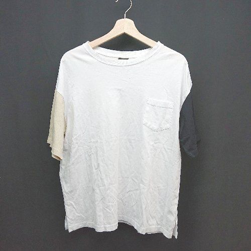 ◇ FREAK'S STORE フリークスストア シンプル 無地 カジュアル 半袖 Tシャツ サイズS ホワイト メンズ レディース E 【中古】