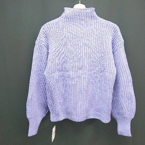 ◇ w closet 冬コーデ 無地 カジュアル おしゃれ お出かけ 長袖 ニット サイズF パープル レディース E 【中古】 ◇ w closet 冬コーデ 無地 カジュアル おしゃれ お出かけ 長袖 ニット サイズF パープル レディース E 【中古】