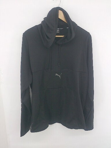 ◇ PUMA プーマ プリント カジュアル トレーニング 長袖 プルオーバー パーカー サイズXXL ブラック メンズ P 【中古】 ◇ PUMA プーマ プリント カジュアル トレーニング 長袖 プルオーバー パーカー サイズXXL ブラック メンズ P 【中古】