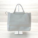 ◇ NATURAL BEAUTY BASIC 大容量 仕切り オフィスカジュアル きれいめ 通勤 トートバッグ ベージュ レディース E 【中古】