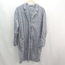 ◇ UNIQLO ユニクロ ゆったりめ スリット 無地 シンプル 長袖 ジャケット サイズXL グレー レディース メンズ E 【中古】