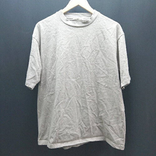 ◇ WYM ウィム クルーネック 無地 シンプル 夏コーデ 半袖 Tシャツ サイズM グレー系 レディース (メンズ) E 【中古】